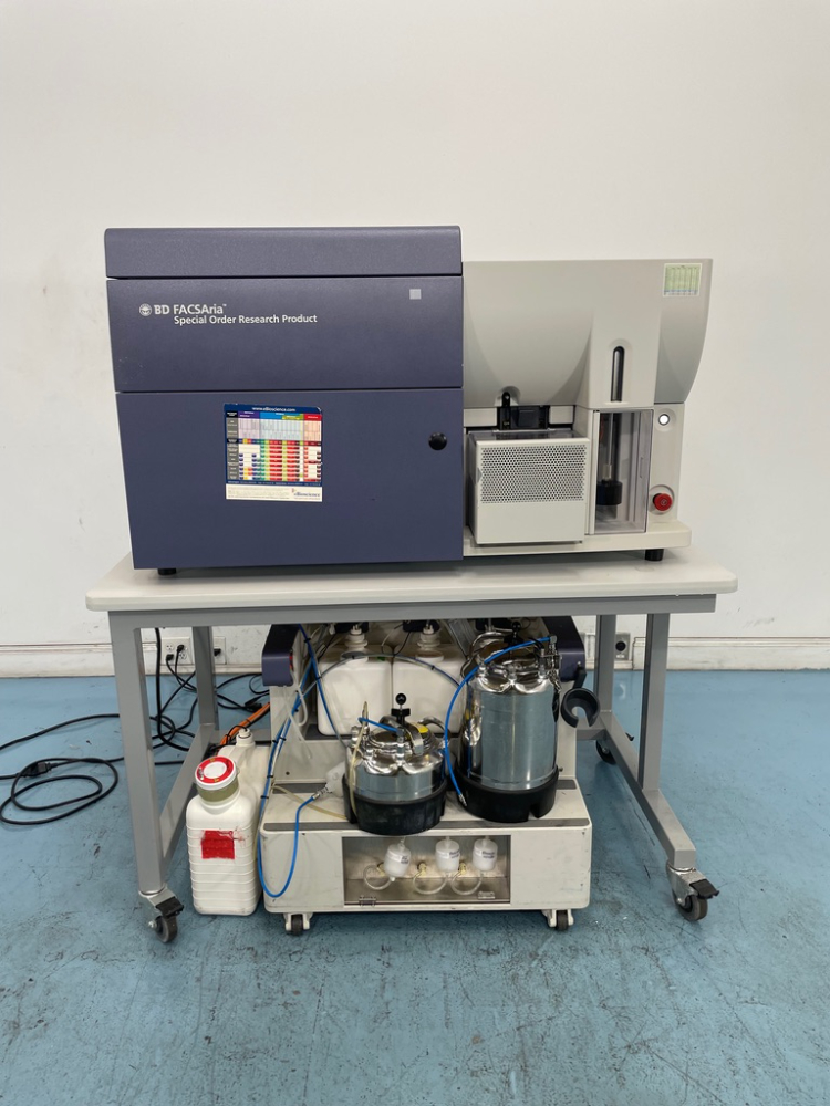 Image of BD FACSAria Cell Sorter w/ Fluidics Cart